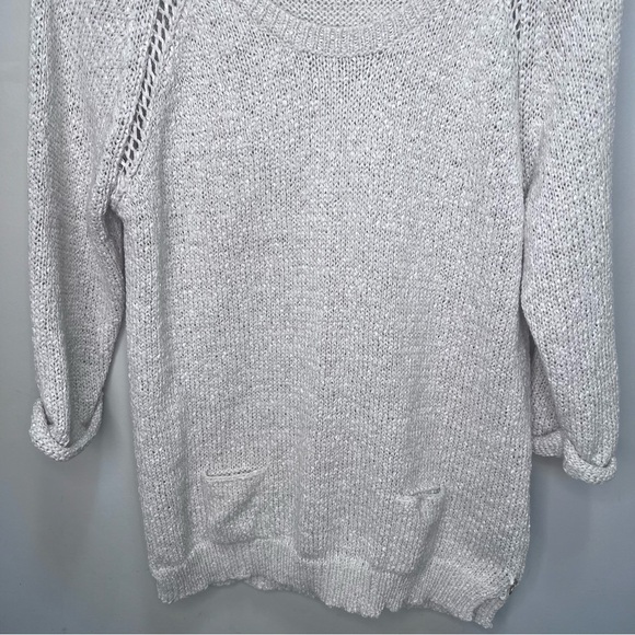 Madison Scotch Tan Knit Crew neck Sweater Size 2= US 8 - Picture 3 of 13